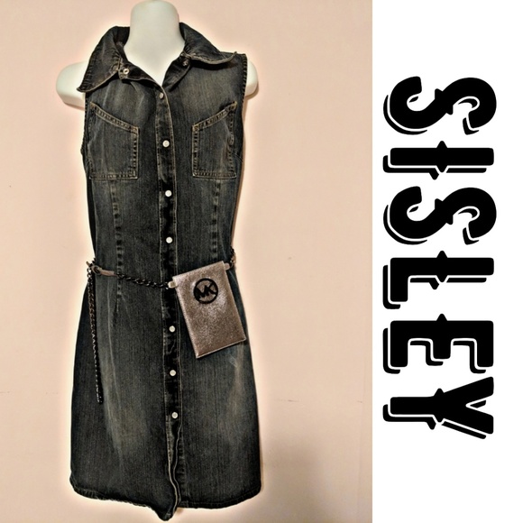 Sisley Dresses & Skirts - {Sisley} Denim Dress Sisley Dresses & Skirts - {Sisley} Denim Dress